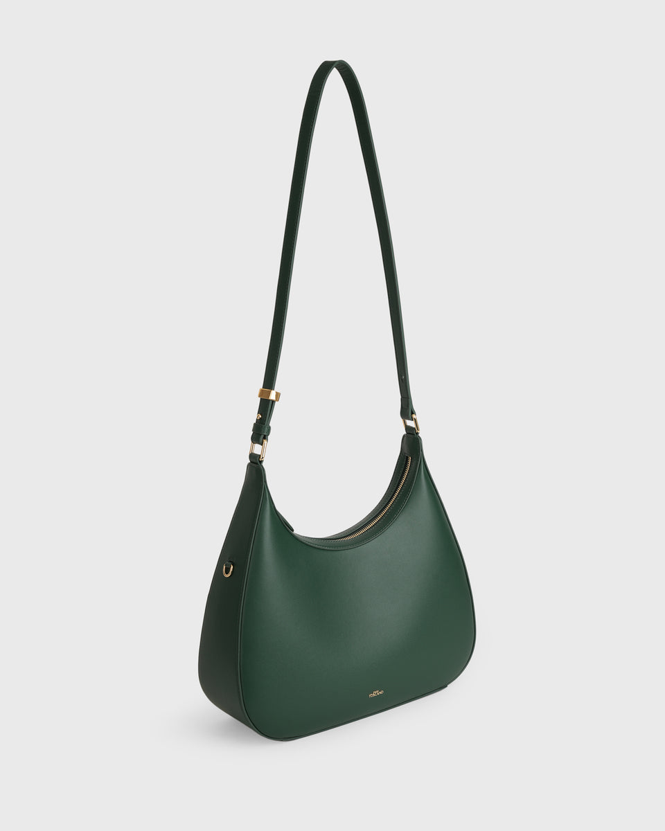 ★COVERNAT WOMAN★ Cloverheart Ecofur Hobo Bag Green CO2304T Covernat Shoulder Bags Items | 60% - Asian Fashion Online Store
