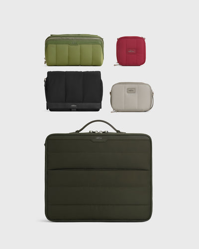 Elle 5-in-1 Travel Organiser Set