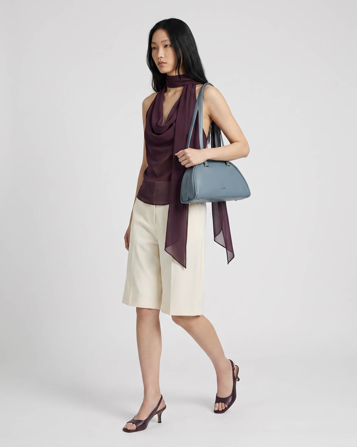 Mera Shoulder Bag (Lake Blue)