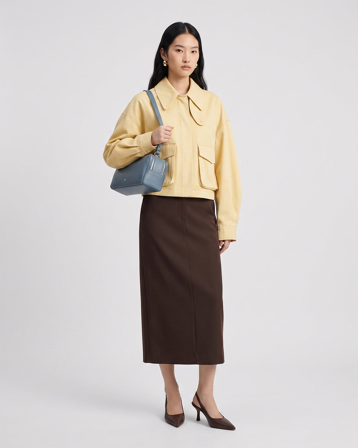 Savina Shoulder Bag (Lake Blue)