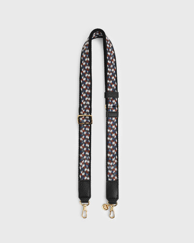 Webbing Bag Strap (Black/Navy)
