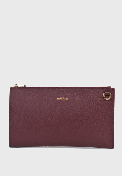 Aimee Wristlet Clutch (Burgundy)
