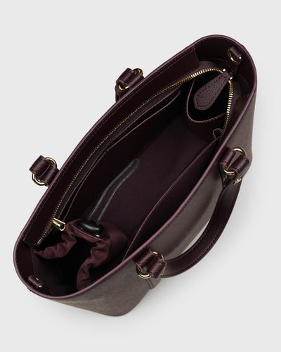Hanna Top Handle (Plum)