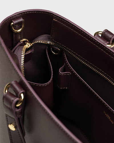 Hanna Top Handle (Plum)