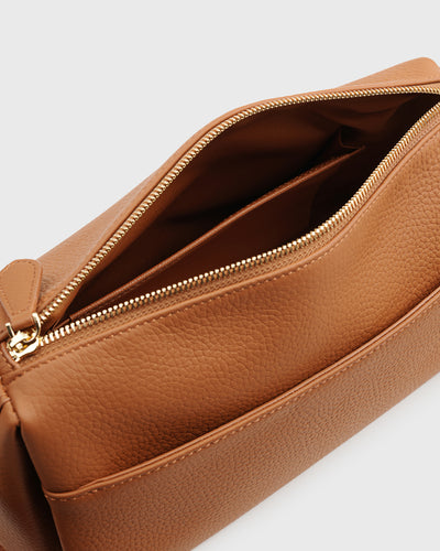 Marlows Oblong Shoulder Bag (Camel)