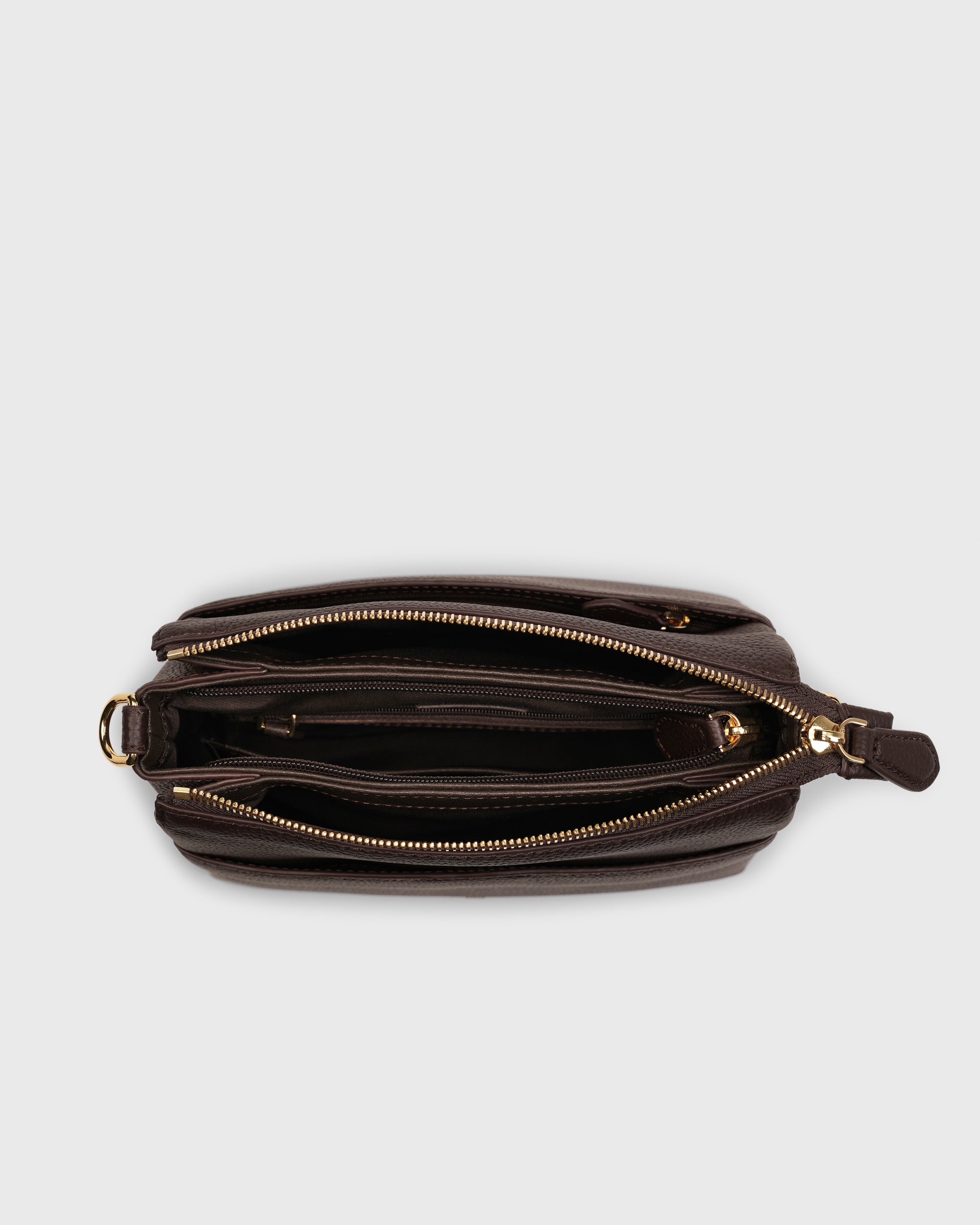 Marlows Shoulder Bag Mini (Dark Plum)