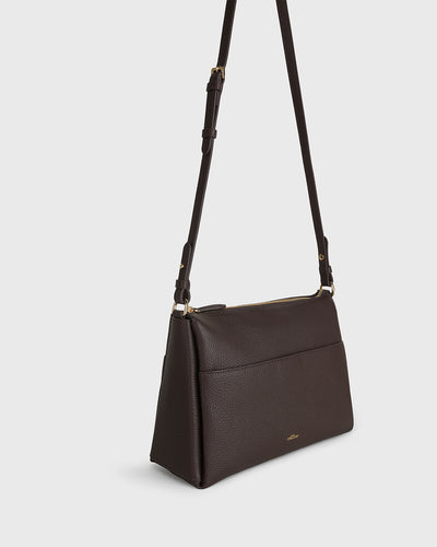 Marlows Shoulder Bag (Dark Plum)