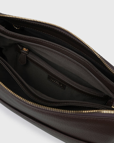 Marlows Shoulder Bag (Dark Plum)