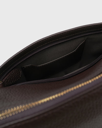 Marlows Shoulder Bag (Dark Plum)