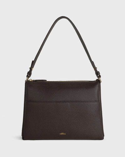 Marlows Shoulder Bag (Dark Plum)