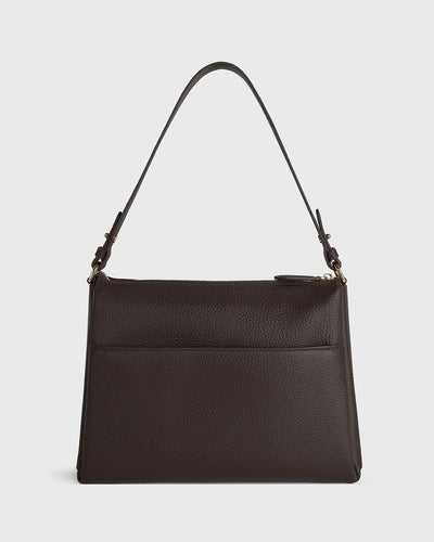 Marlows Shoulder Bag (Dark Plum)