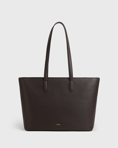 Aimee Work Tote (Dark Plum)