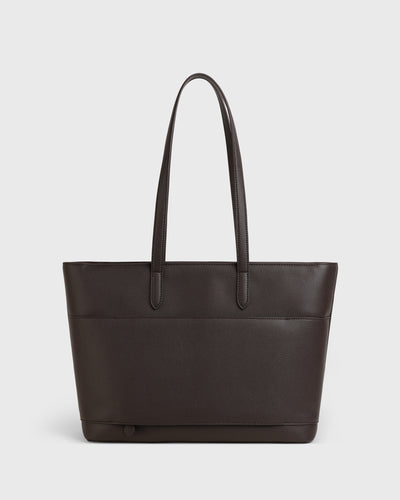 Aimee Work Tote (Dark Plum)