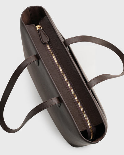Aimee Work Tote (Dark Plum)