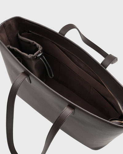 Aimee Work Tote (Dark Plum)