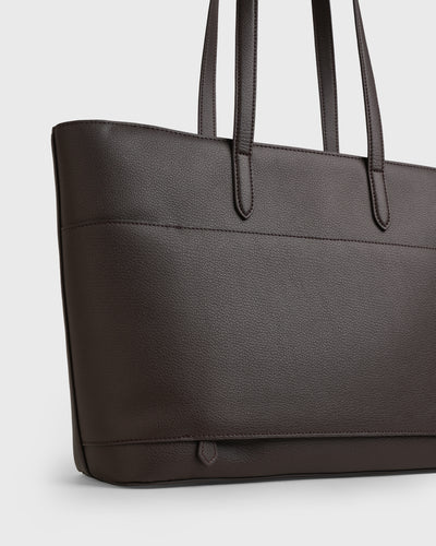 Aimee Work Tote (Dark Plum)
