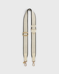 Webbing Bag Strap (Cream/Gold)