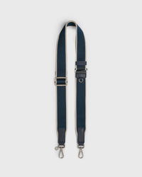 Webbing Bag Strap (Navy/Silver)