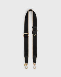 Webbing Bag Strap (Black/Gold)