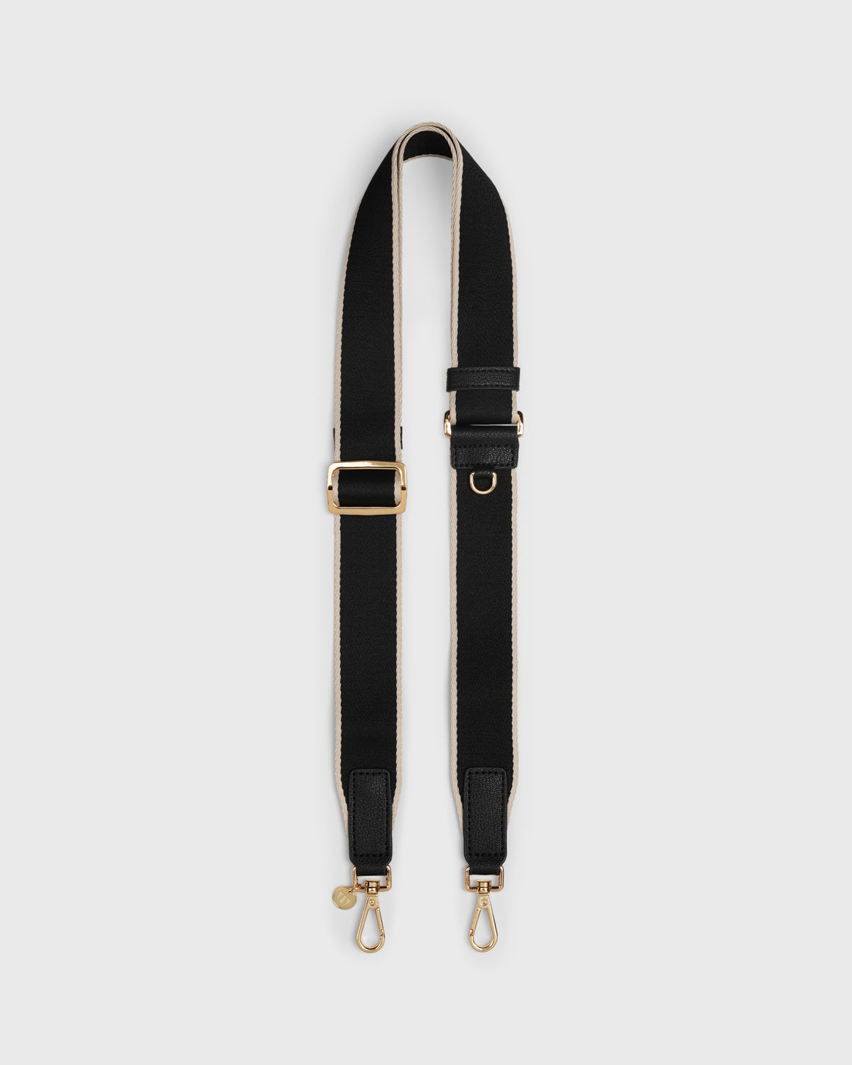 Webbing Bag Strap (Black/Gold)