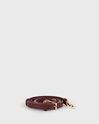Belle Adjustable Bag Strap (Burgundy)