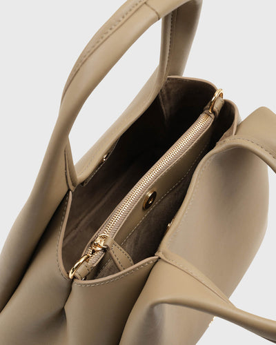 Belle Top Handle (Taupe)