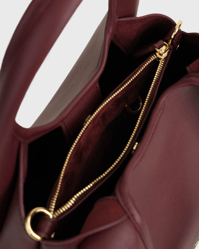Belle Top Handle (Burgundy)