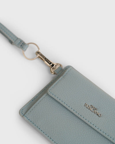 Ember Cardholder with Lanyard (Slate Blue)