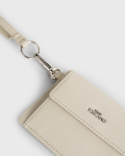 Ember Cardholder with Lanyard (Cream)
