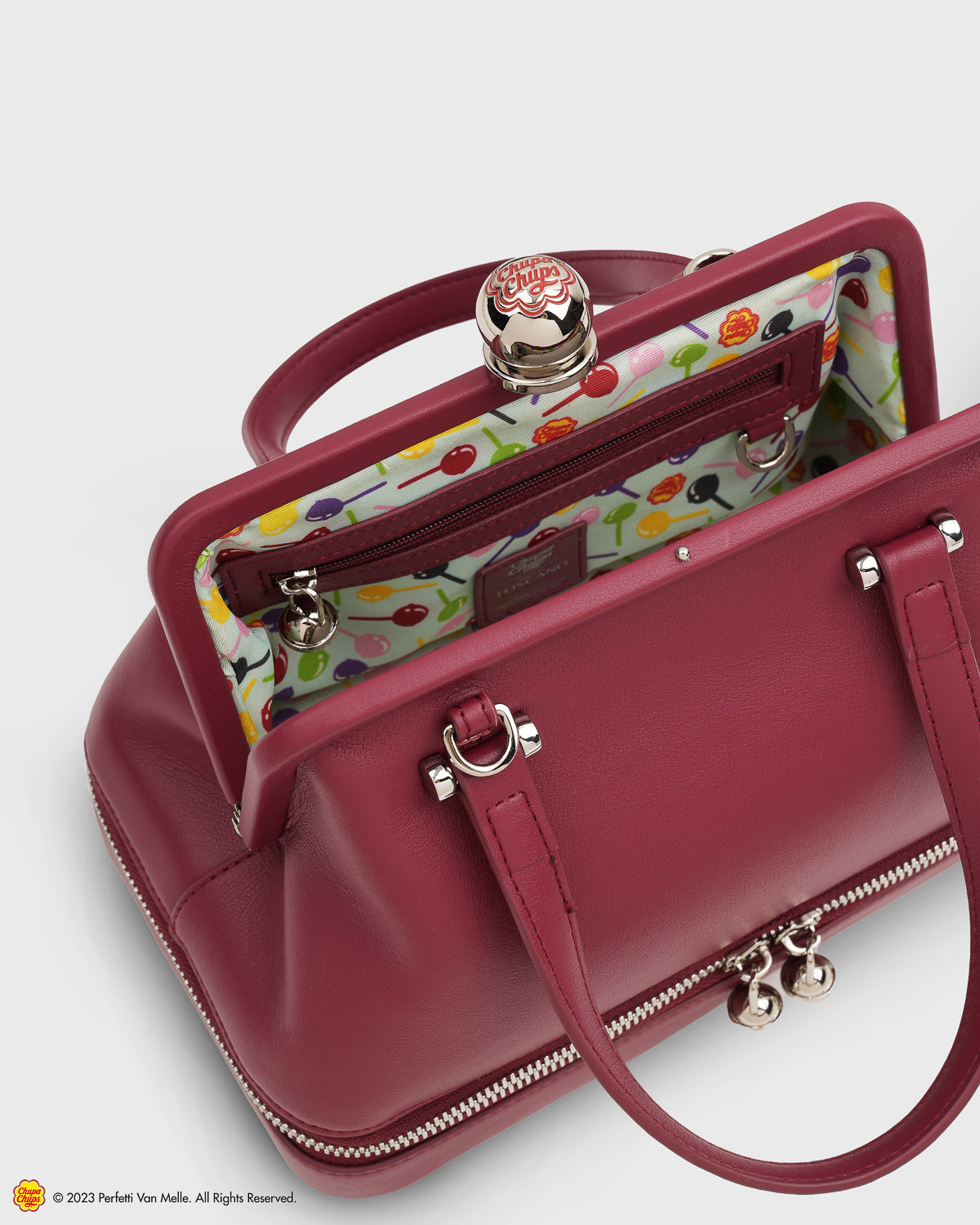 TOS x Chupa Chups Frame Satchel (Cherry)