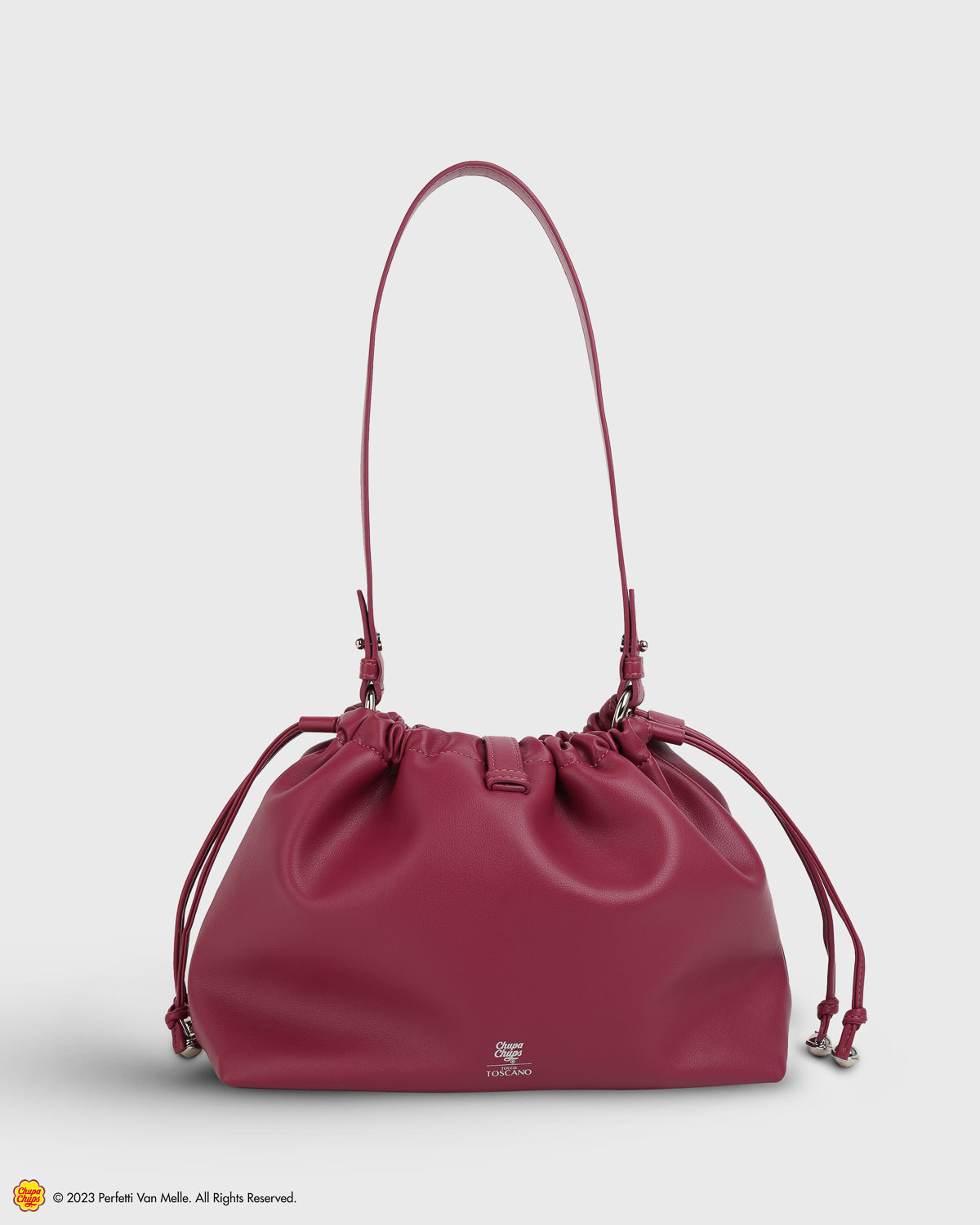 TOS x Chupa Chups Ruched Bag (Cherry) - Tocco Toscano
