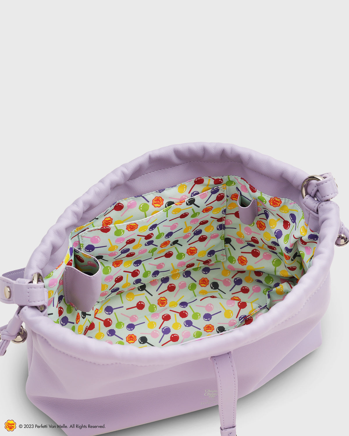 TOS x Chupa Chups Ruched Bag (Grape)