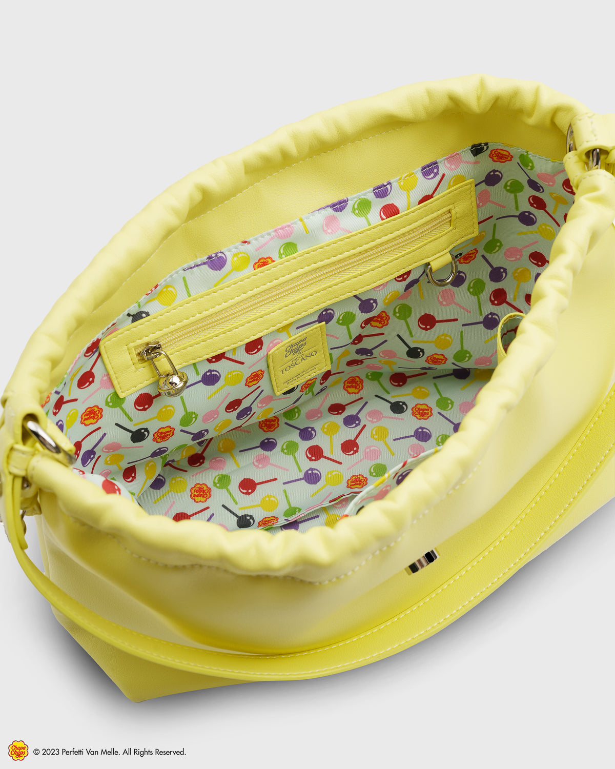 TOS x Chupa Chups Ruched Bag (Lemon)