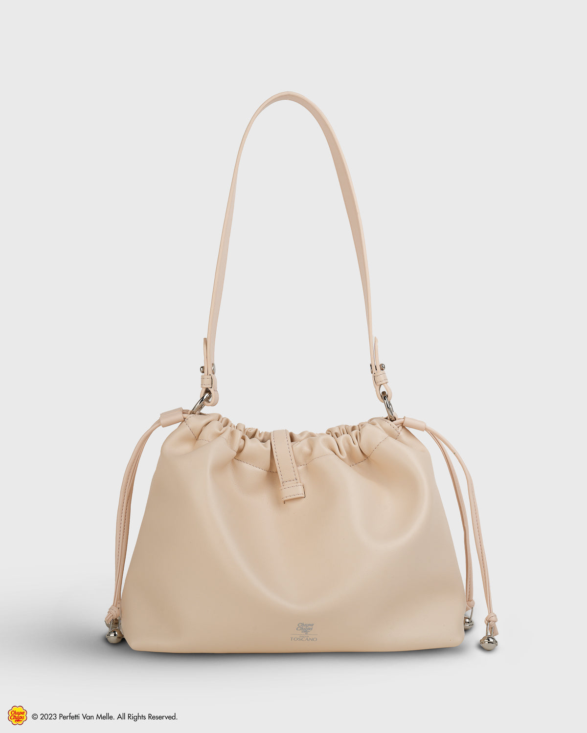 TOS x Chupa Chups Ruched Bag (Strawberry Cream)