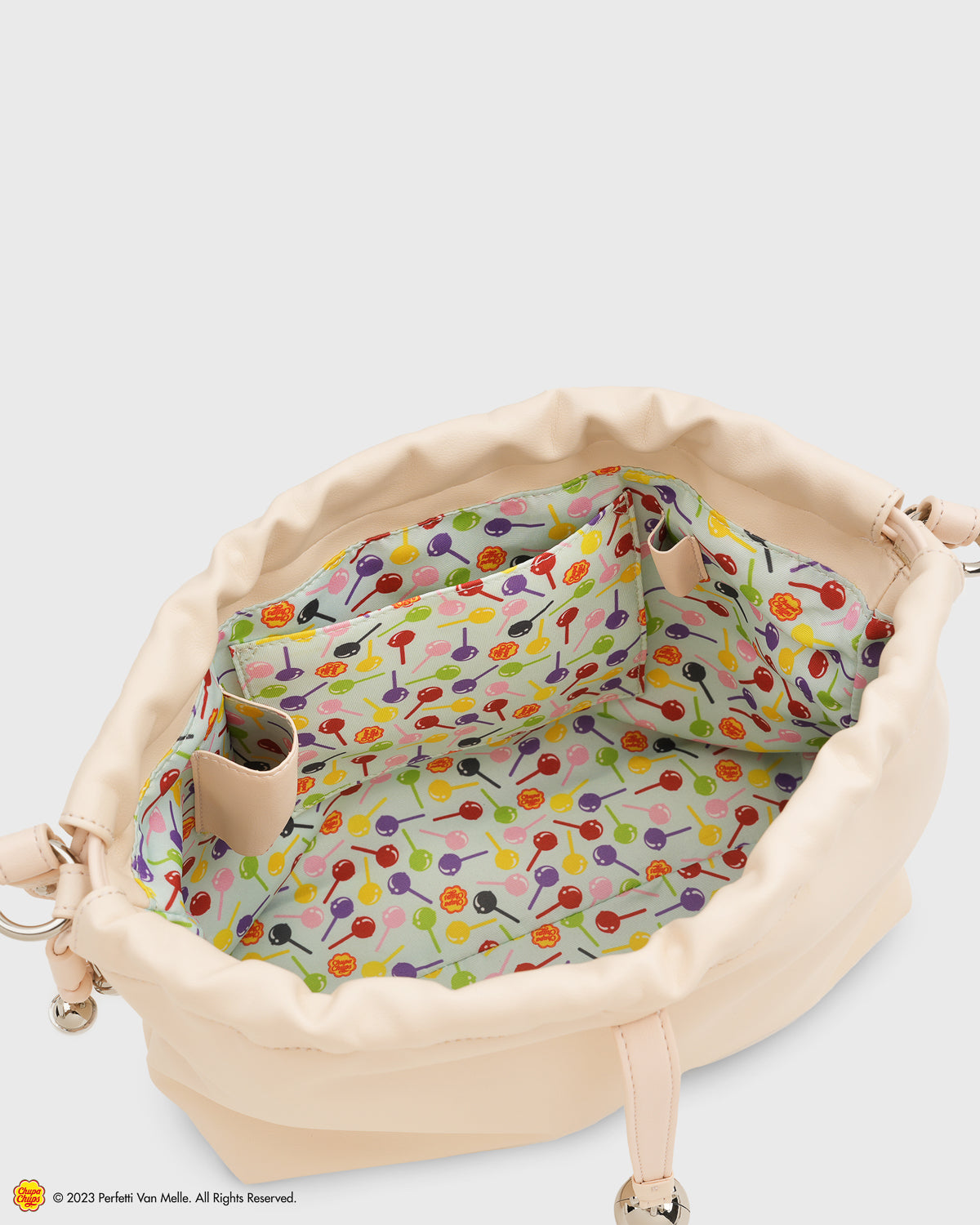 TOS x Chupa Chups Ruched Bag (Strawberry Cream)