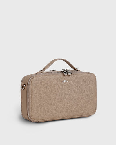 TOS x Porcelain Train Case (Taupe)