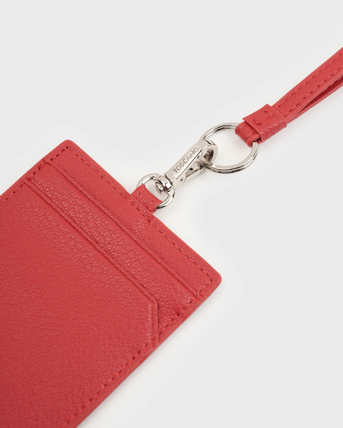 Calla Cardholder with Lanyard (Scarlet)