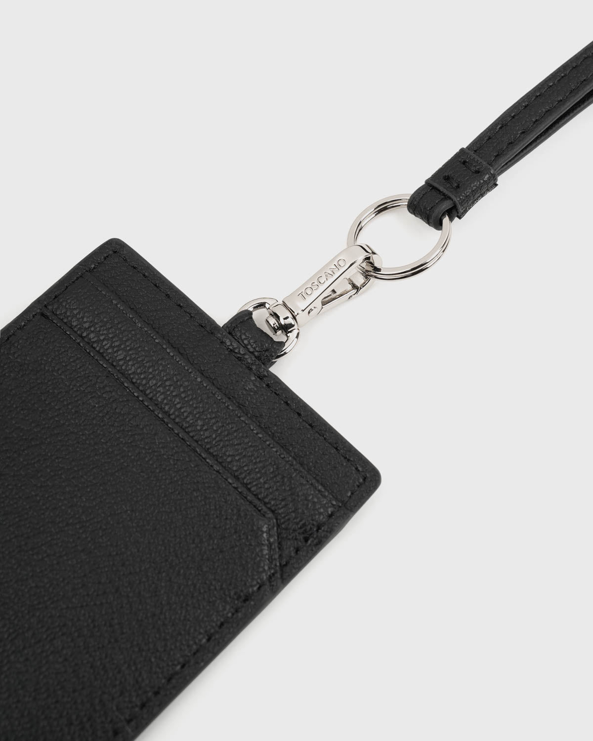 Calla Cardholder with Lanyard (Black)