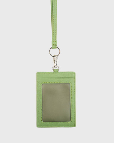 Calla Cardholder with Lanyard (Pistachio)