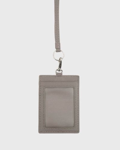 Calla Cardholder with Lanyard (Grey)
