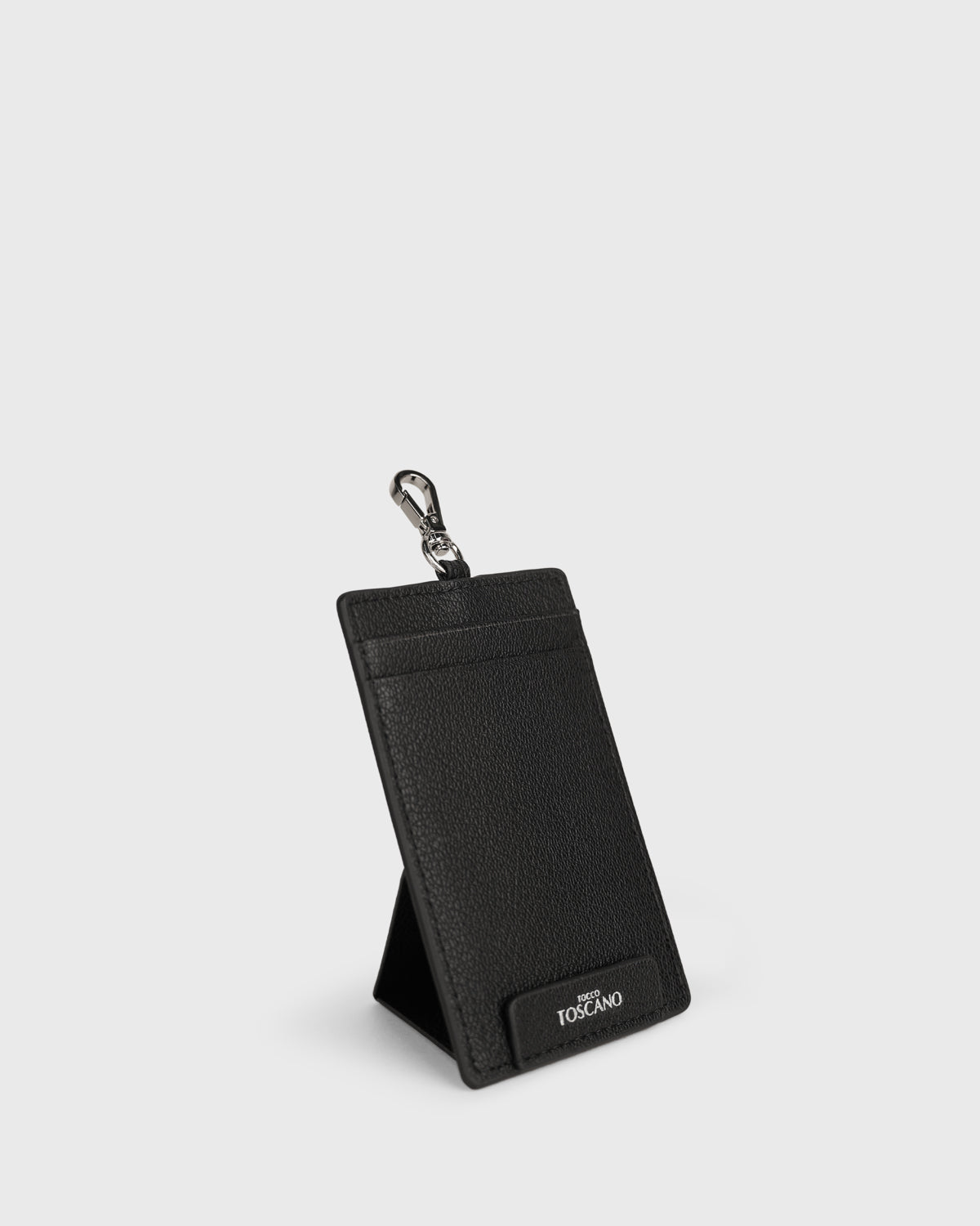 Calla Dual-use Cardholder with Lanyard (Black) - Tocco Toscano