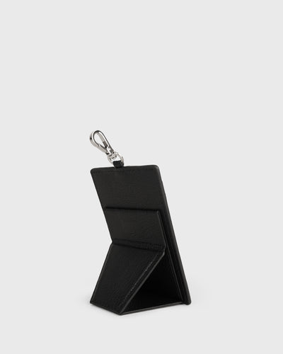 Calla Dual-use Cardholder with Lanyard (Black)