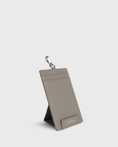 Calla Dual-use Cardholder with Lanyard (Grey)