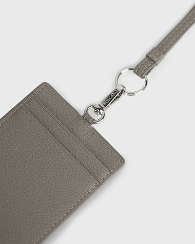 Calla Dual-use Cardholder with Lanyard (Grey)