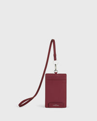 Calla Dual-use Cardholder with Lanyard (Cherry)