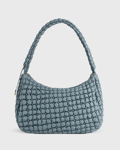 Bloom Crossbody Bag (Slate Blue)