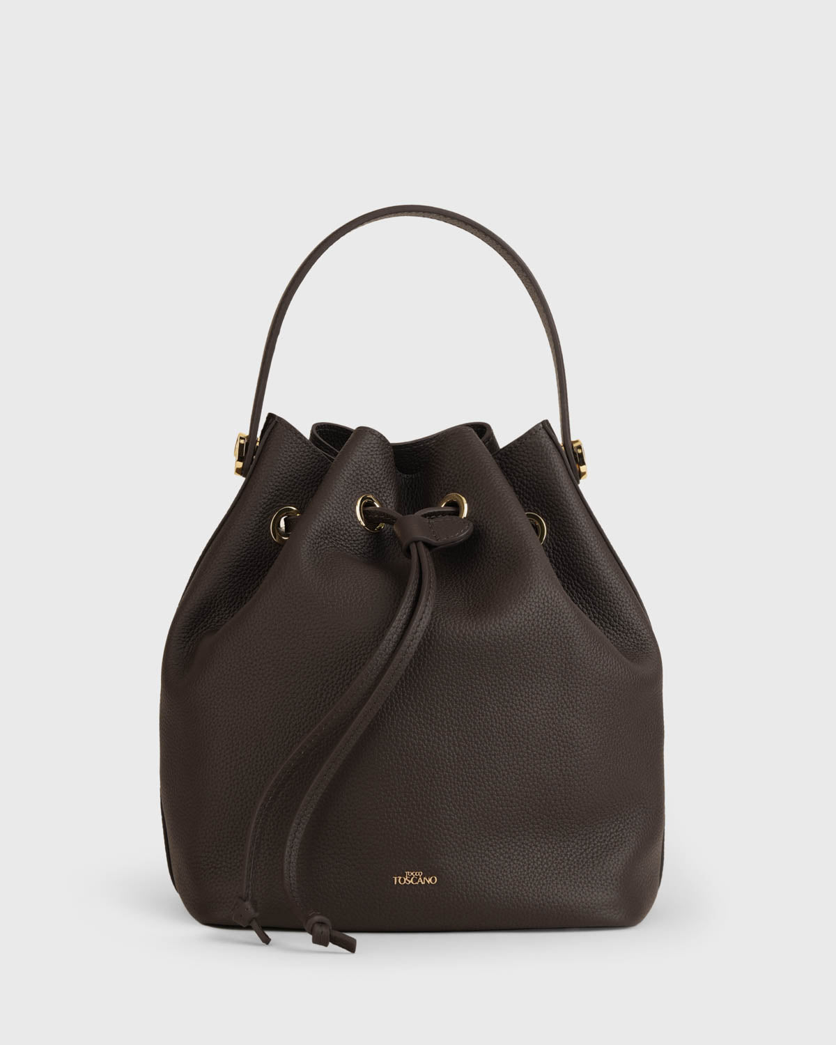 Gianna Bucket Bag Dark Plum Tocco Toscano
