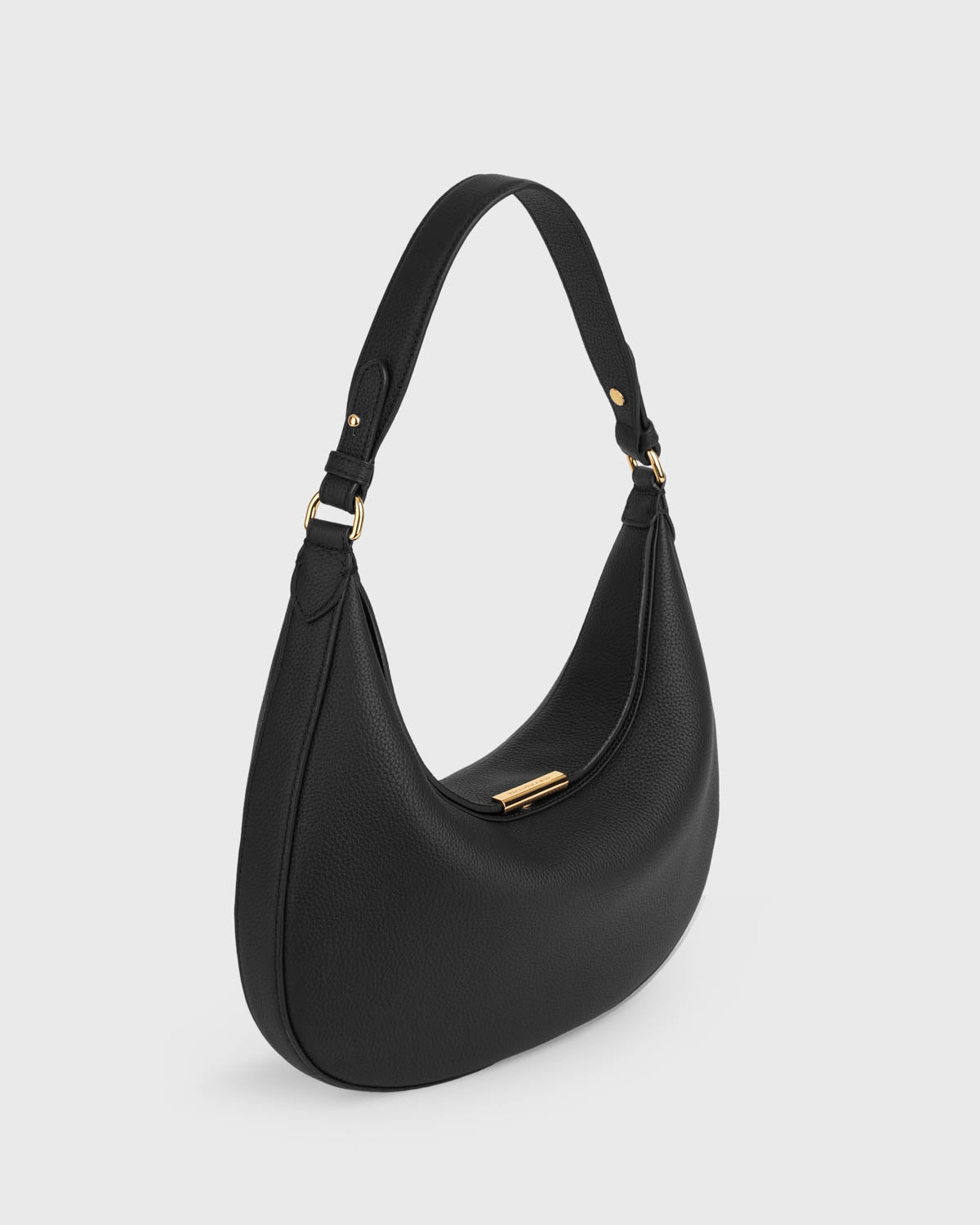 Gianna Crescent Hobo (Black)