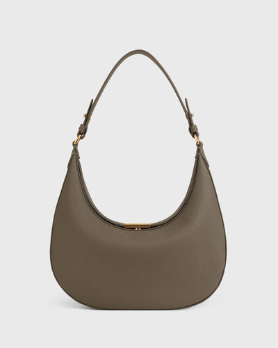 Gianna Crescent Hobo (Taupe)