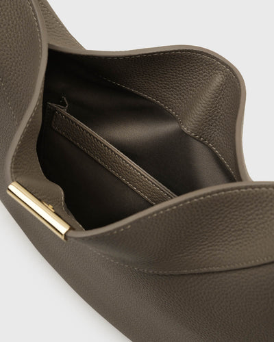 Gianna Crescent Hobo (Taupe)